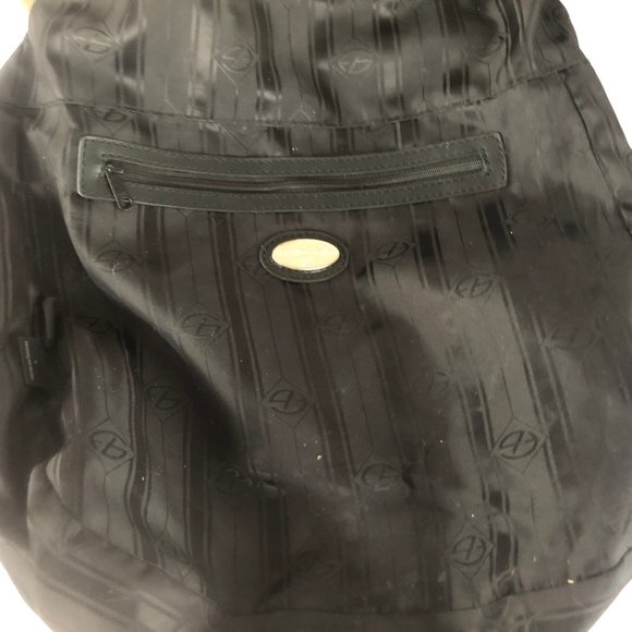 F. Biasia green gray drawstring purse - Picture 10 of 12